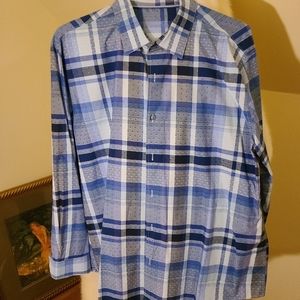 Tasso Elba Button Down Shirt Men's Size XL